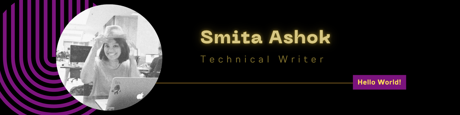 Banner with Smita Ashok – Senior Technical Writer